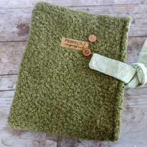 Pochettes à livre Fourrure verte