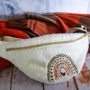 Sac banane Arc en Ciel Léopard "Collection Cocon"