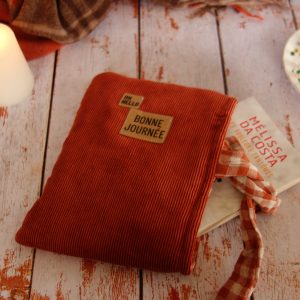 Pochettes à livre terracotta