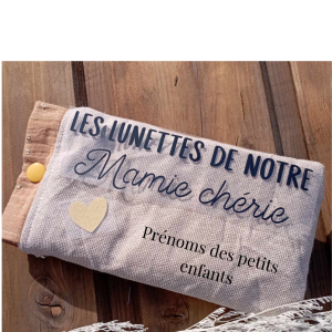 Etui à lunettes brillant à personnaliser