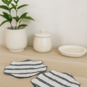 Lingettes lavables coquillages