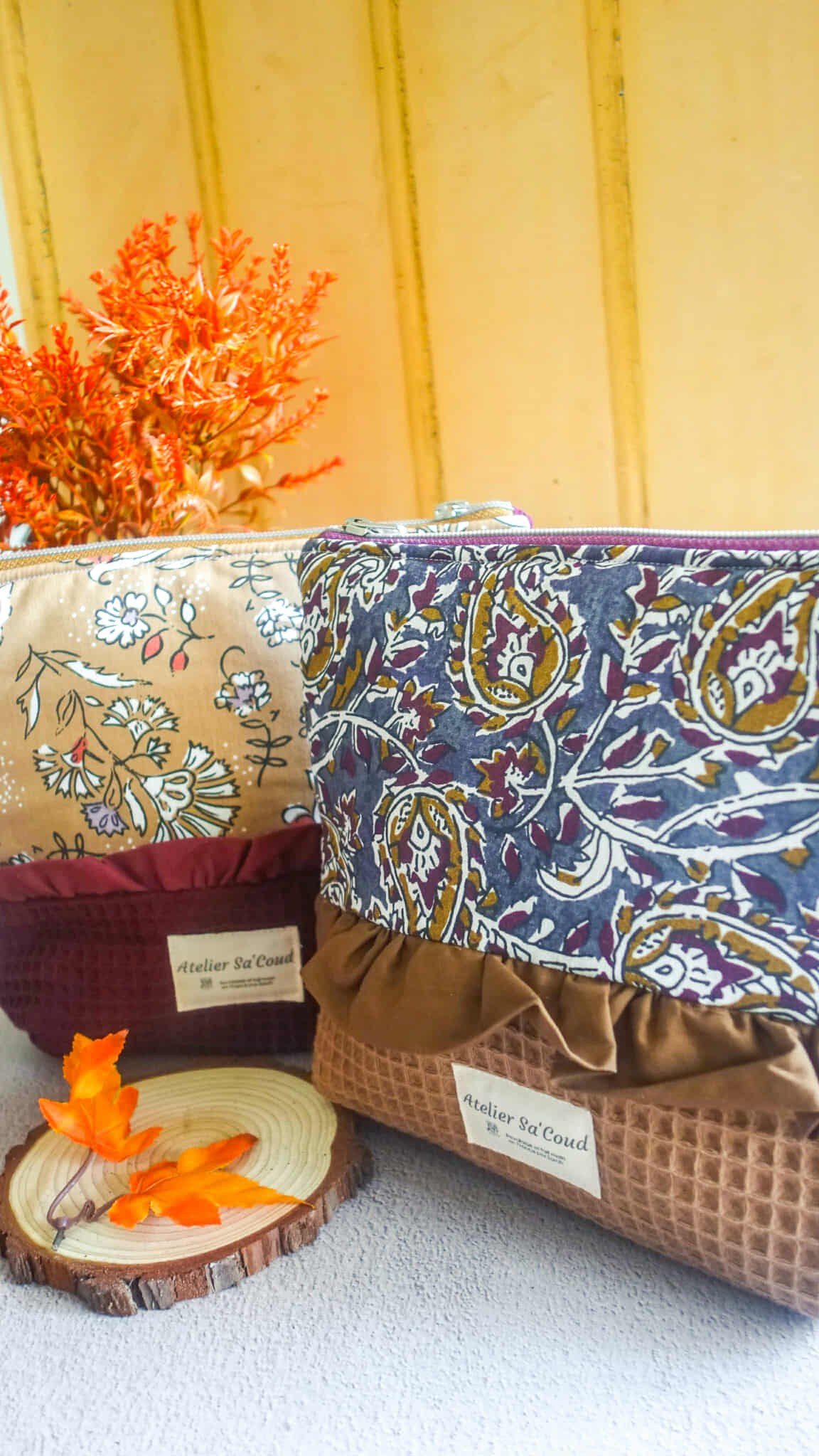Trousse, rangement, organisation, salle de bain, automne, Atelier Sa'Coud (4)